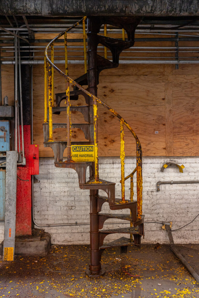 abandoned industrial building