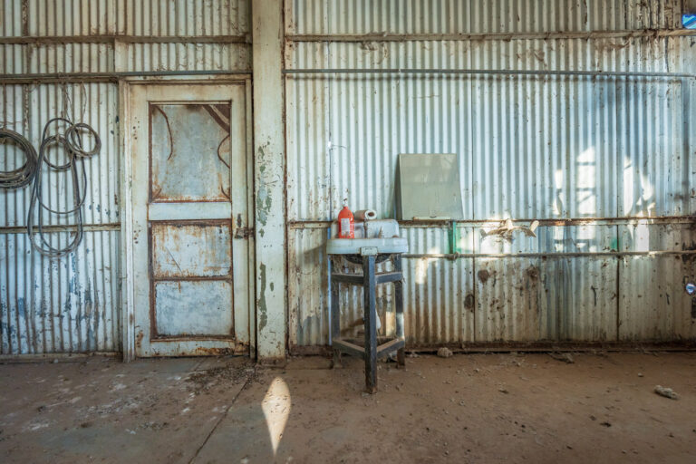 abandoned industrial building