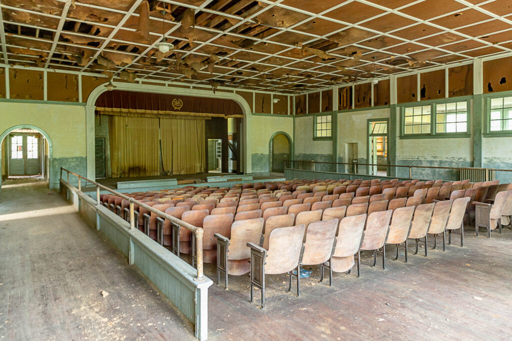 Abandoned School Auditorium